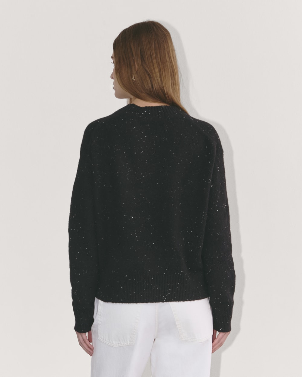 The Cocoon Crew in Plush Cotton | Black Confetti