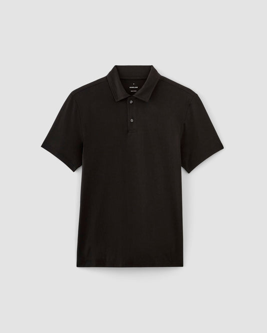 The Premium Weight Short-Sleeve Polo | Black