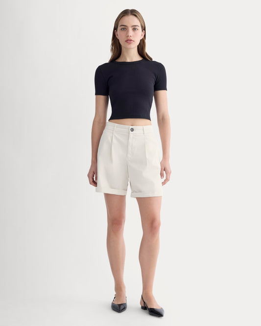 The Pleated Chino Short | Birch