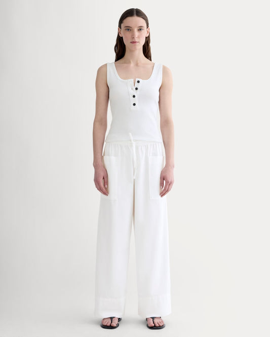 The Easy Cargo Pant | White
