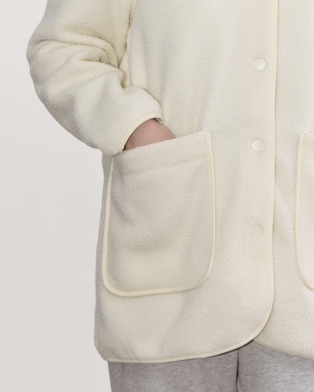 The Teddy Liner | Heathered Oat