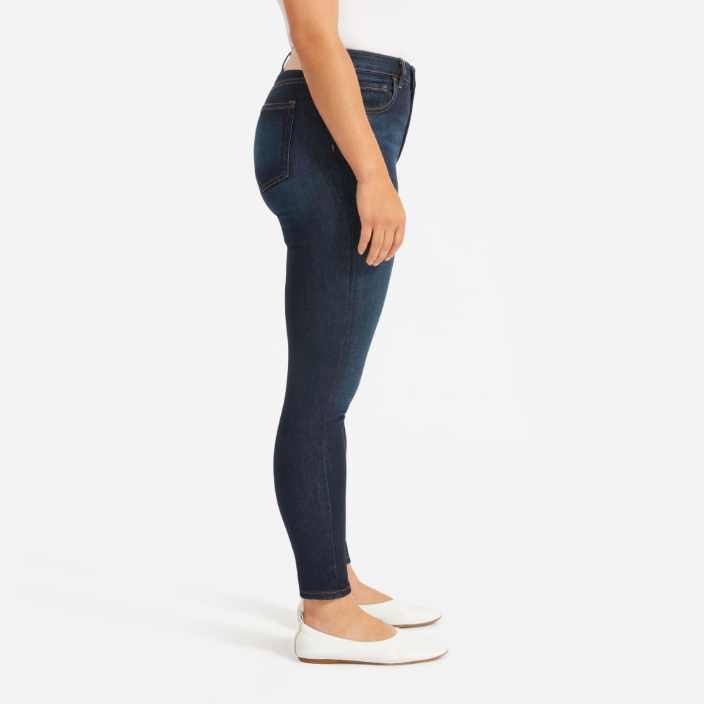 The Curvy Authentic Stretch High-Rise Skinny Jean | Dark Blue Wash | 26.5 Inseam