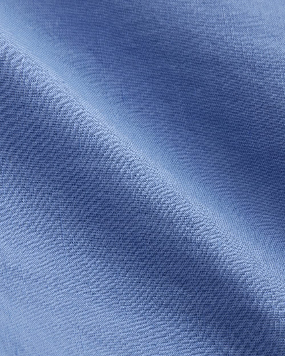 The Seamed Top in Stretch Linen | Bluebell