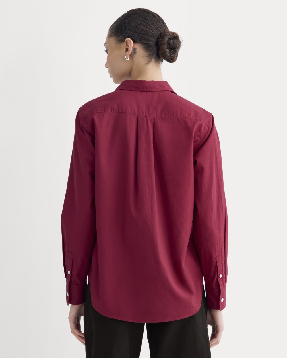 The Must-Have Shirt in Silky Cotton | Merlot