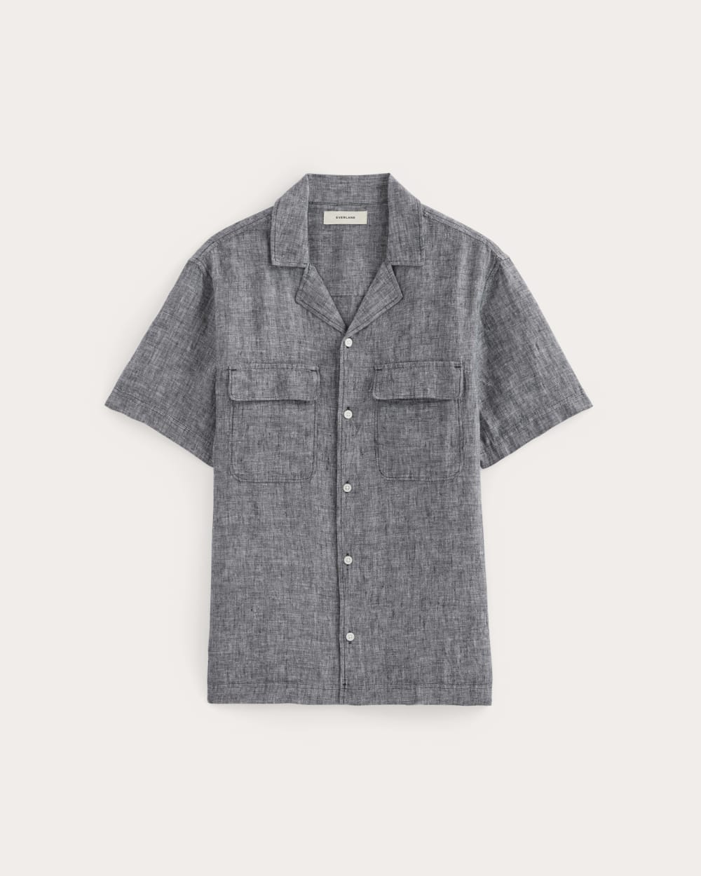 The Resort Shirt in Linen | Navy Chambray
