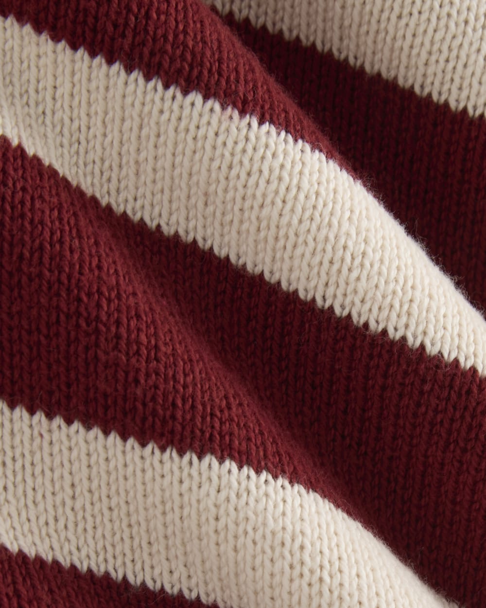The Boxy Sweater in Everyday Cotton | Merlot / Canvas