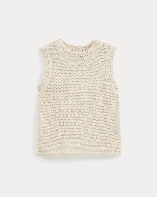 The Organic Cotton Open-Stitch Tank | Canvas