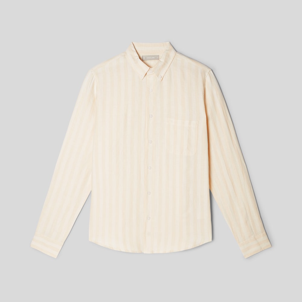 The Classic Shirt in Linen | Brazilian Sand / Canvas Tan