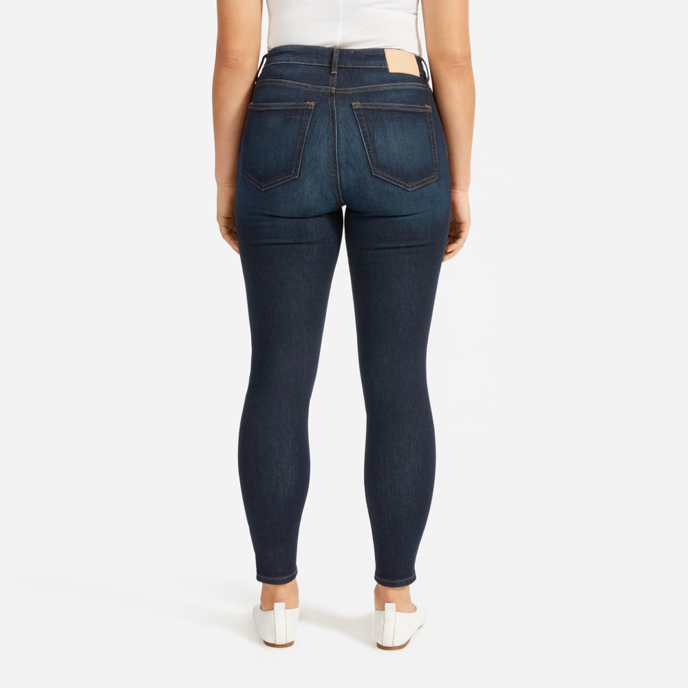 The Curvy Authentic Stretch High-Rise Skinny Jean | Dark Blue Wash | 26.5 Inseam