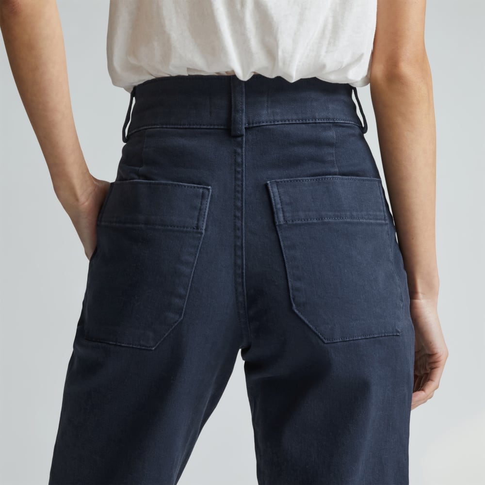The Organic Straight-Leg Pant |  Navy