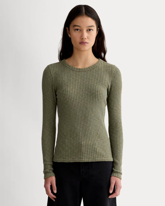 The Cozy Rib Long-Sleeve Tee | Kalamata