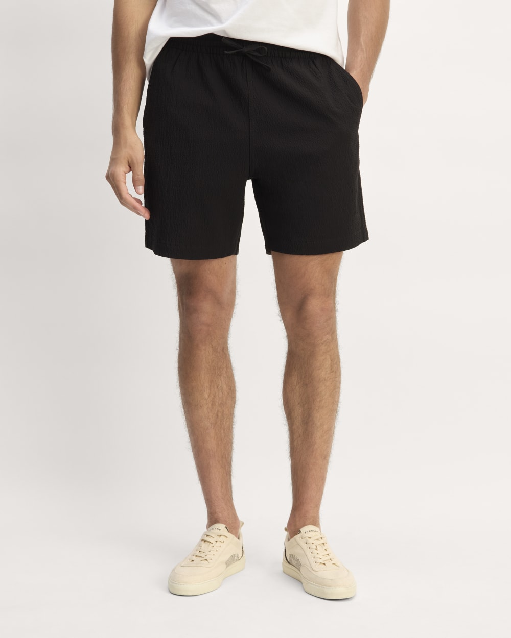 The Seersucker Short | Black