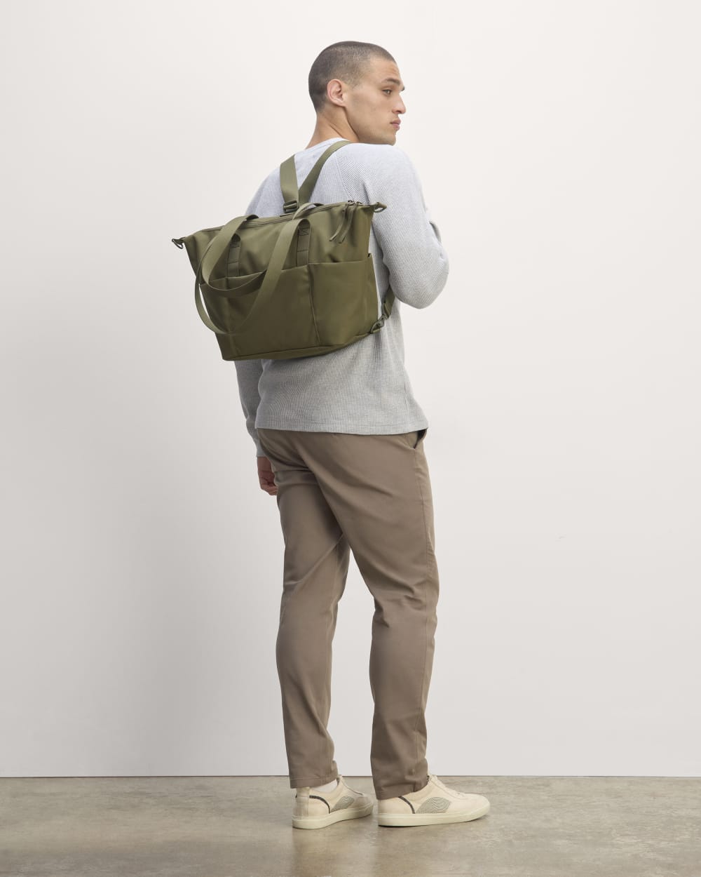 The ReNew Transit 3-Way Tote | Kalamata