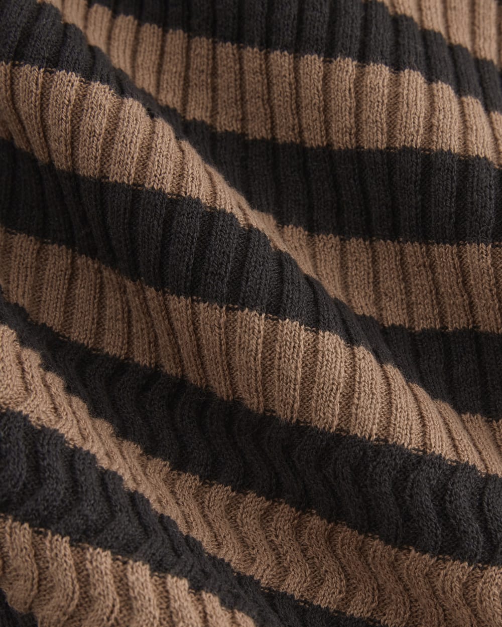 The Crochet Knit Tank Dress | Mocha / Black