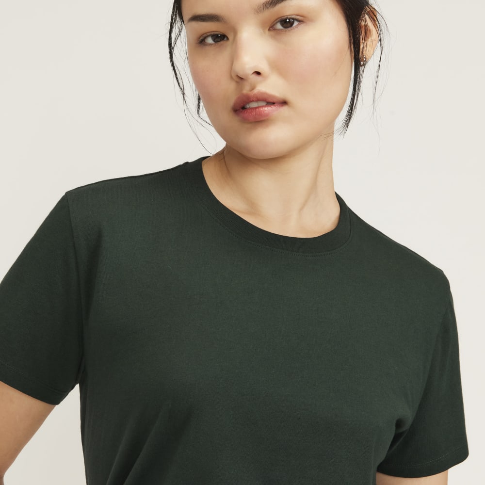 The Box-Cut Tee in Essential Cotton | Scarab | No Pocket