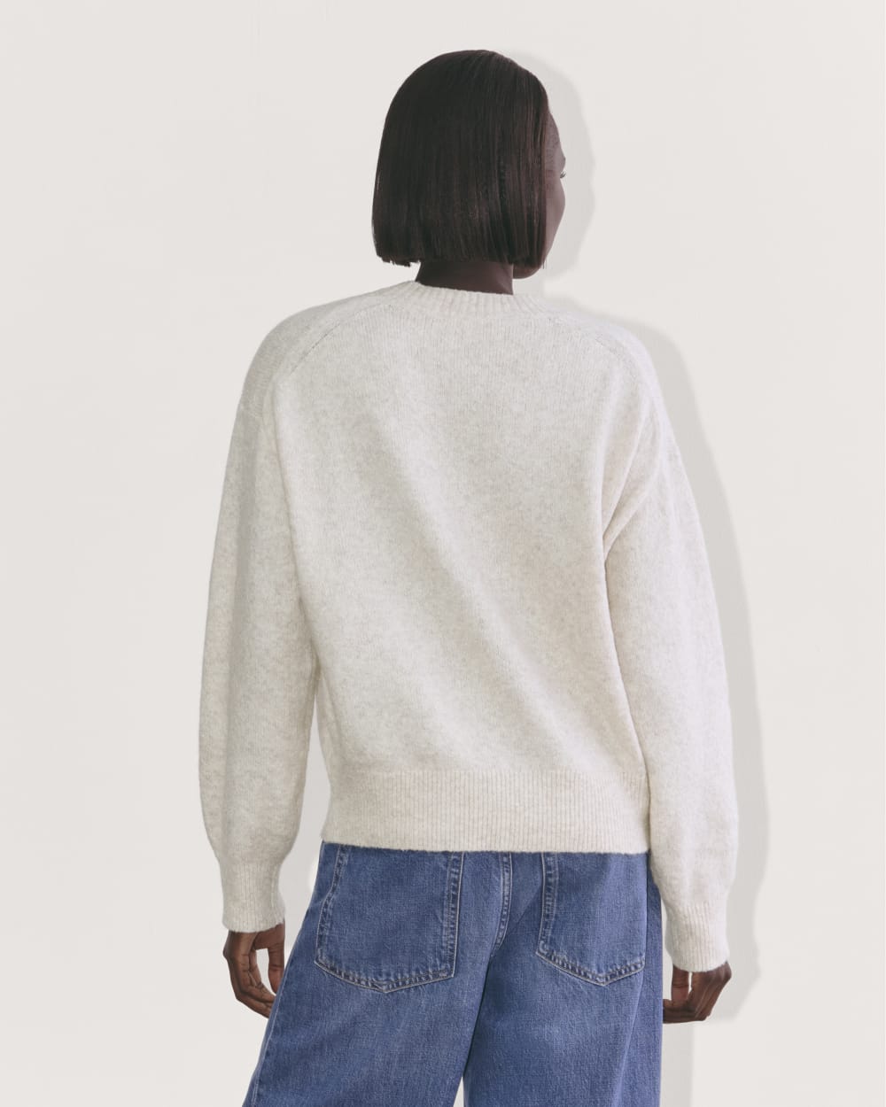 The Cocoon Crew in Plush Cotton | Heathered Oat