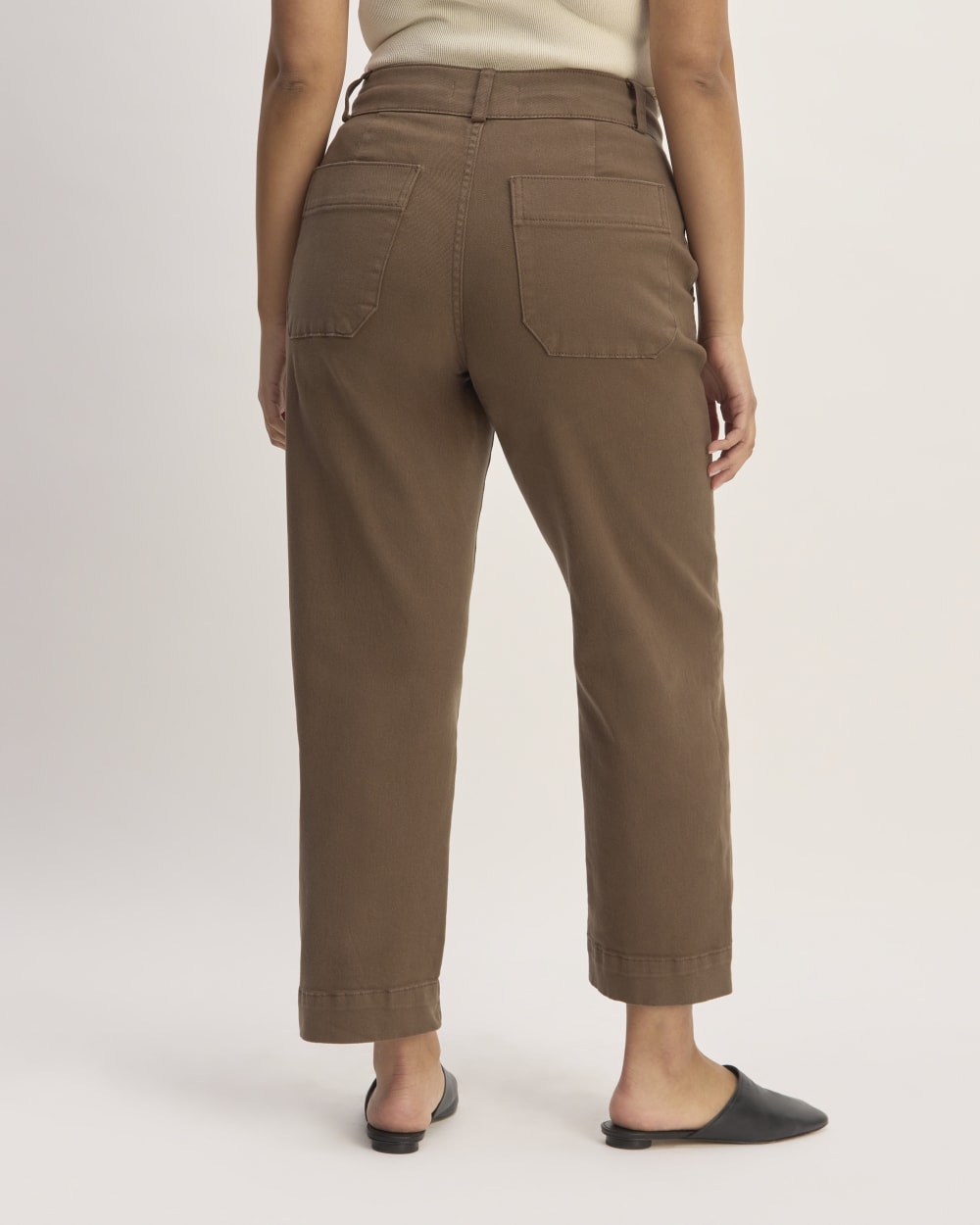The Organic Straight-Leg Pant | Cocoa