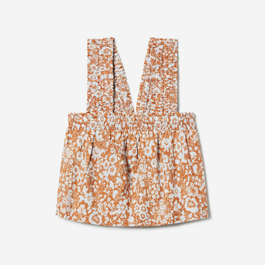 The Smocked Linen Cami | Honey Floral