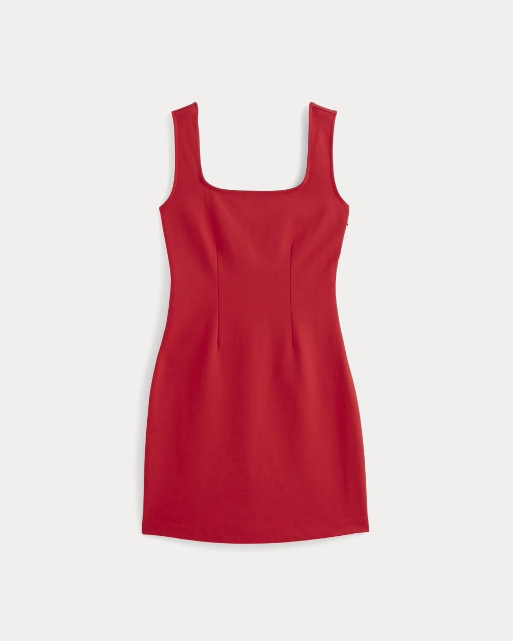 The Dream Square-Neck Dress | Classic Red