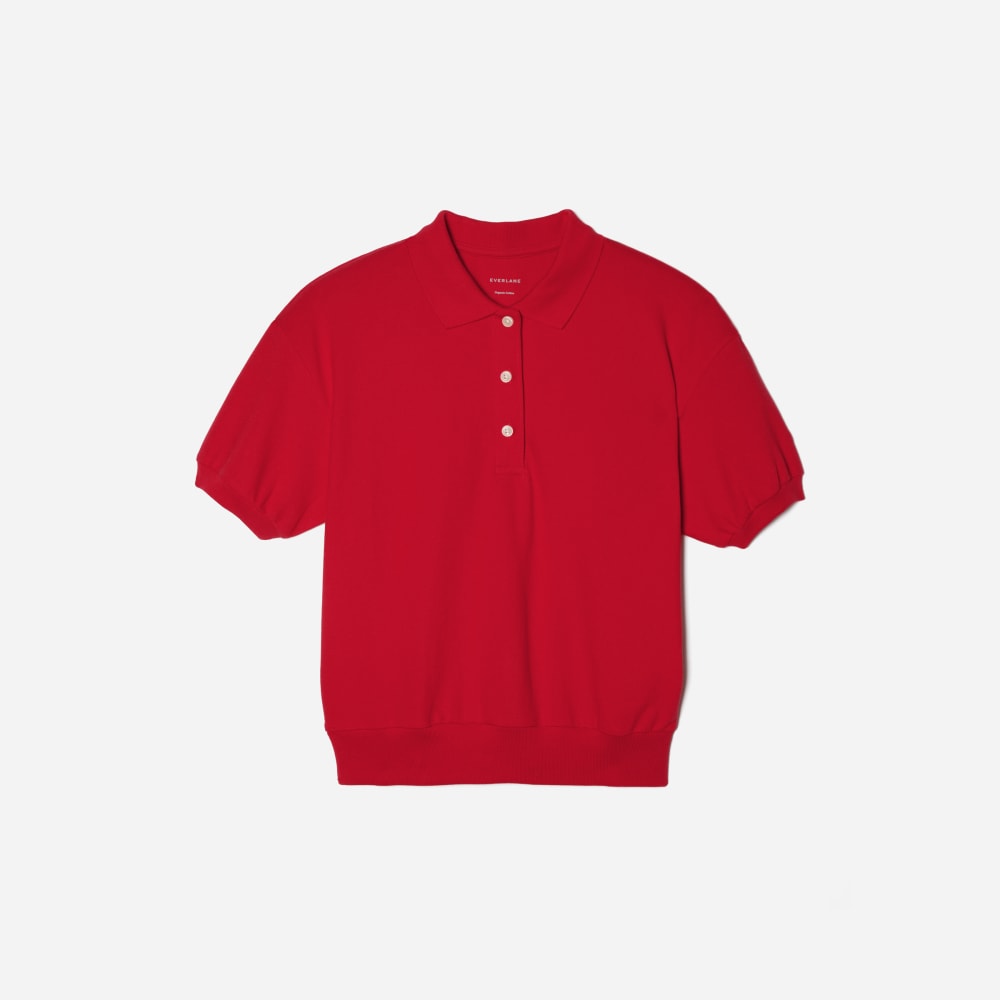 The Oversized Polo | Goji Berry