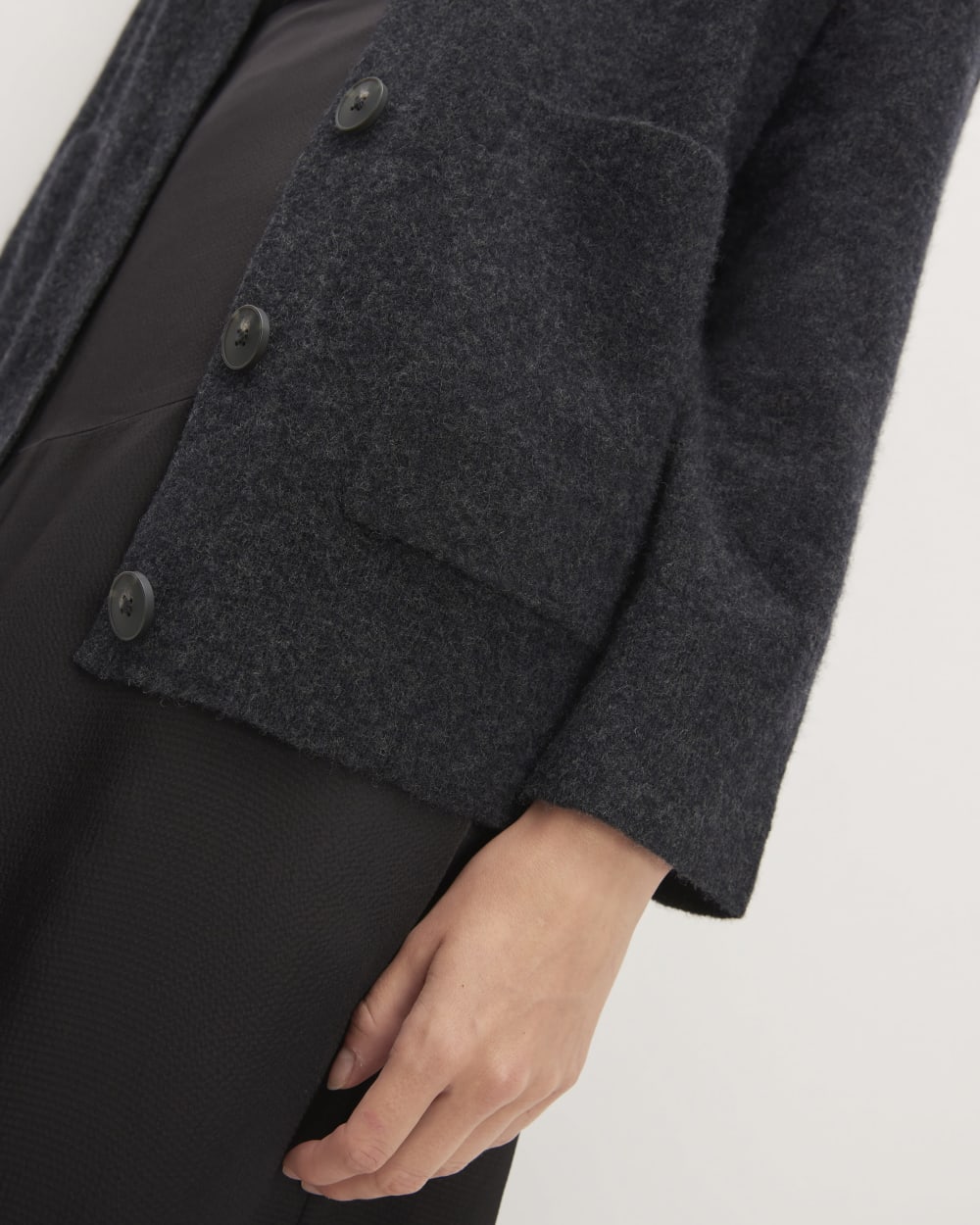 The Cozy-Stretch Relaxed Cardigan | Charcoal