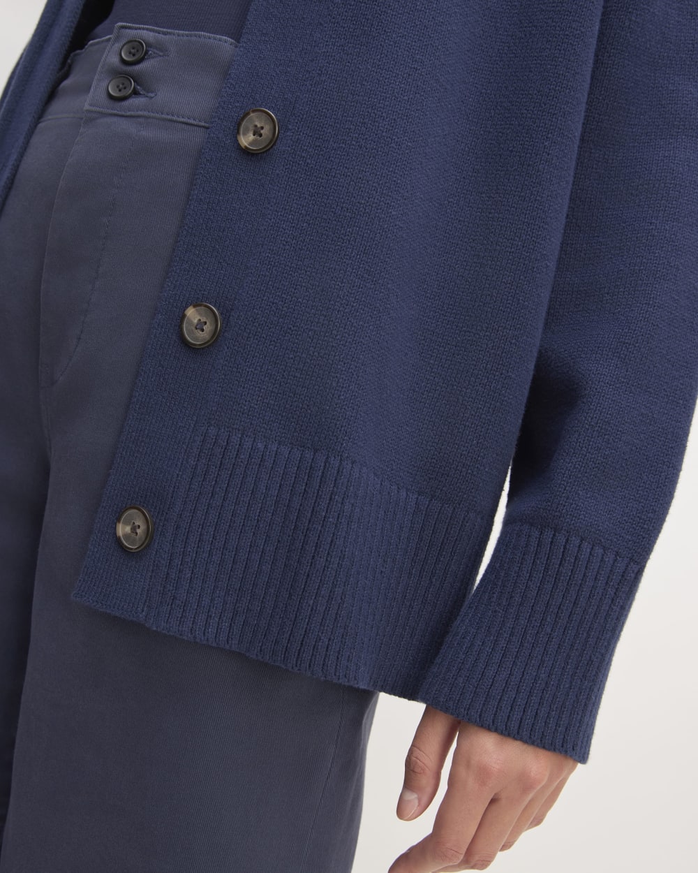 The Organic Cotton Cardigan | Navy