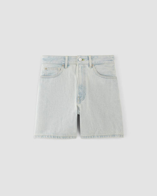 The A-Line Denim Short | Spring Blue