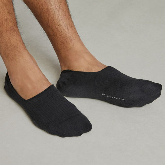 The Organic Cotton No-Show Sock 3-Pack | Black