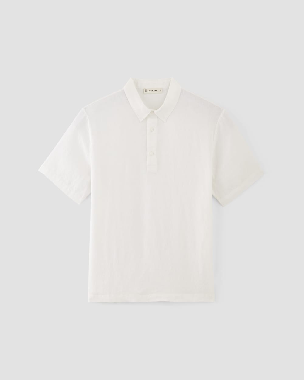 The Linen Short-Sleeve Popover Shirt | White