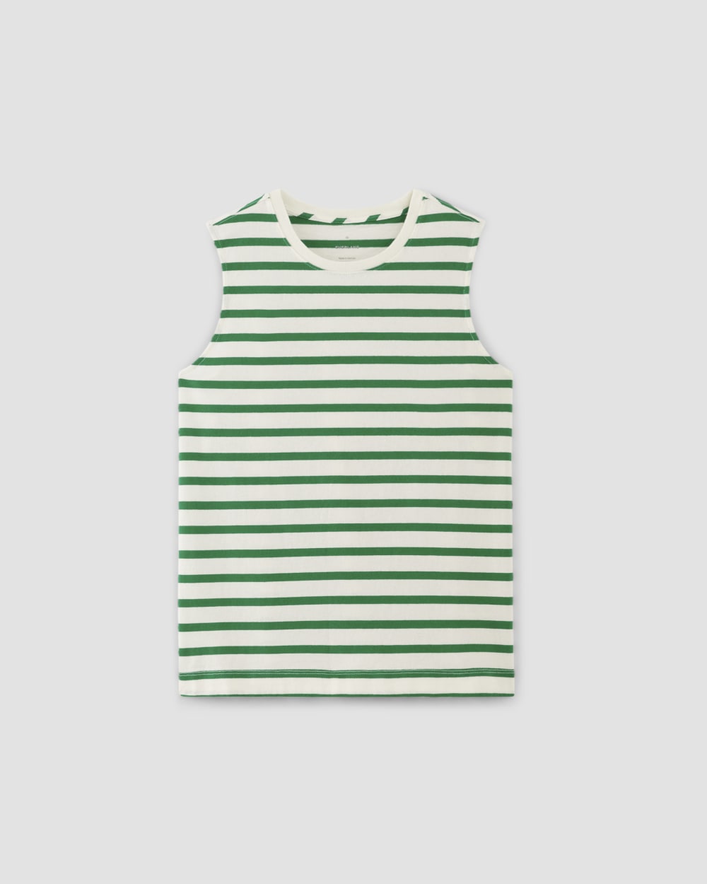 The Mariner Tank | Bone / Grass Green