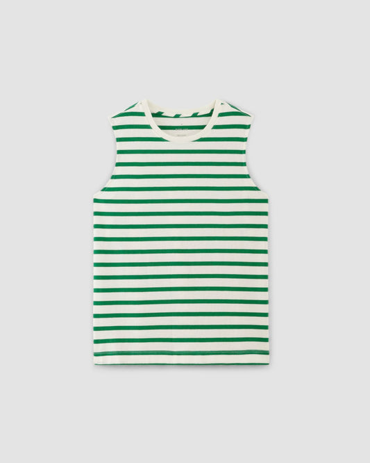 The Mariner Tank | Bone / Grass Green