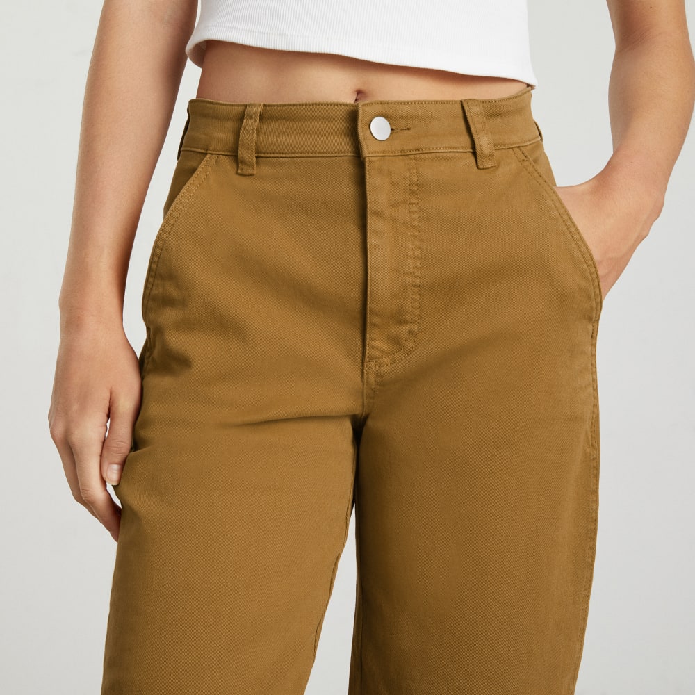 The Utility Barrel Pant | Golden Brown | Tall