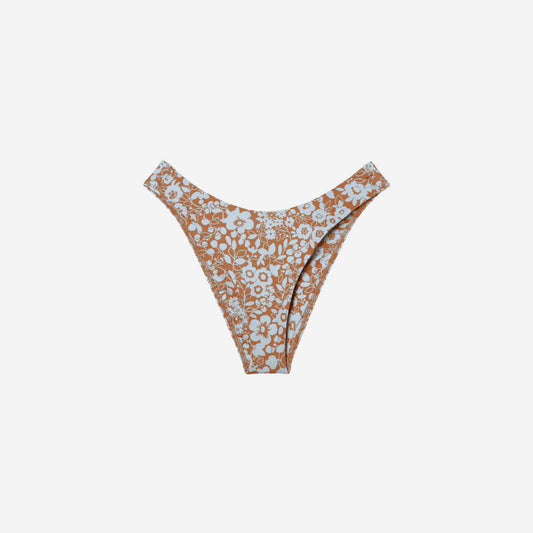The Thigh-High Bikini Bottom | Honey Floral