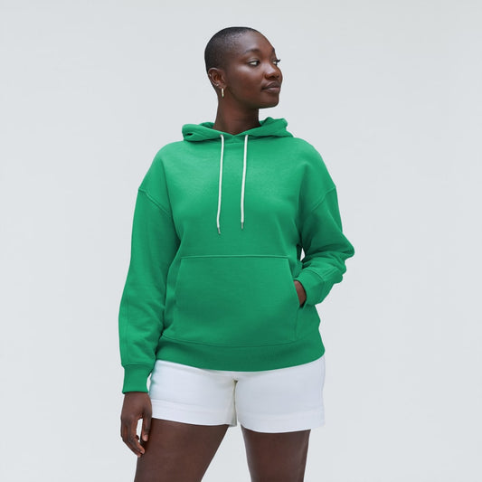 The Track Organic Cotton Popover | Bright Jade
