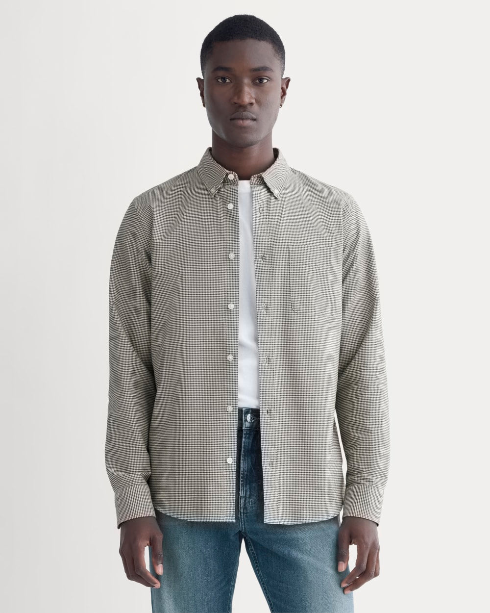 The Slim Oxford Shirt | Forest Night Gingham | Standard