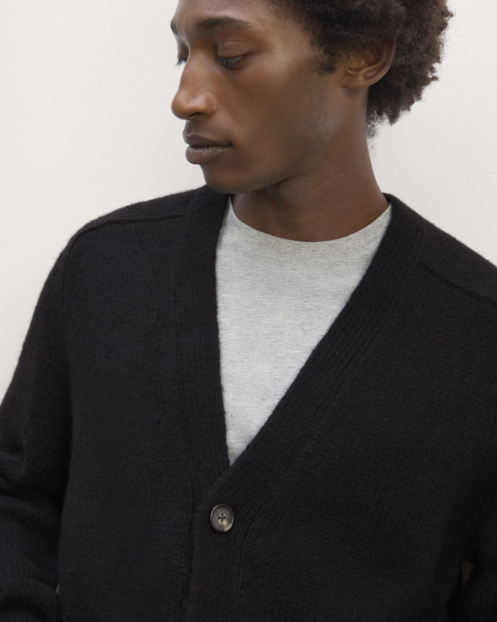 The Cloud Relaxed Cardigan |  Black