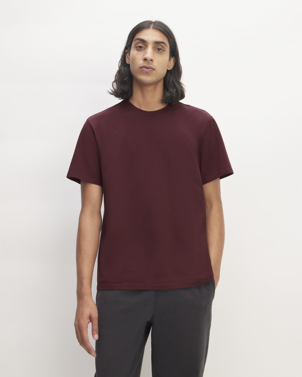 The Premium-Weight Crew | Uniform | Burgundy