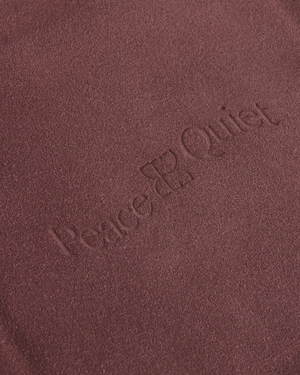 Everlane x Peace & Quiet Suede Catchall | Wine