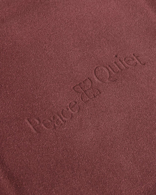 Everlane x Peace & Quiet Suede Catchall | Wine