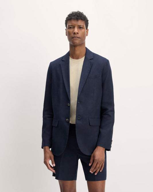 The Linen Blazer | Navy