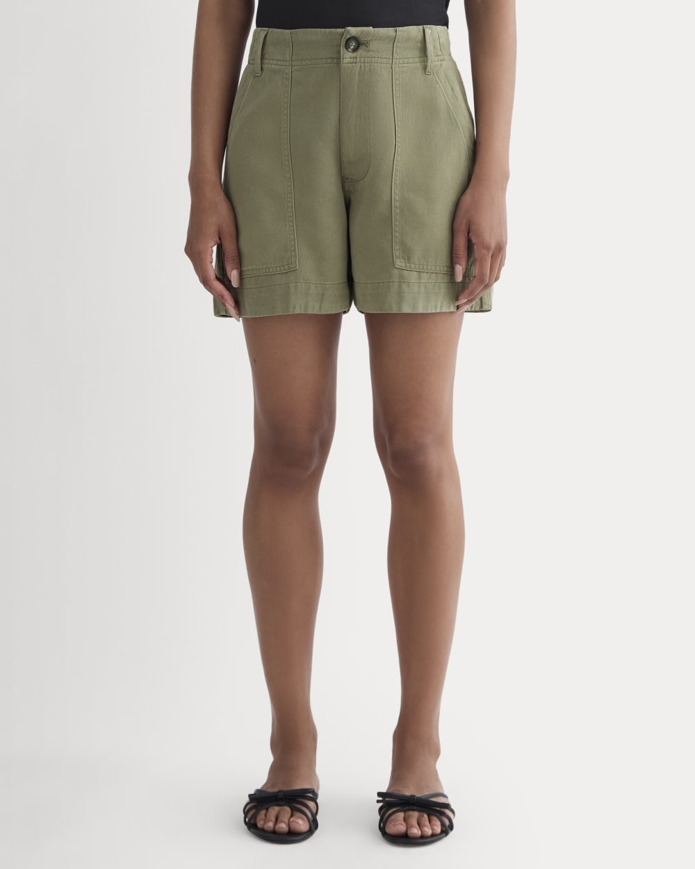 The Utility Short in Buttersoft | Lichen Green
