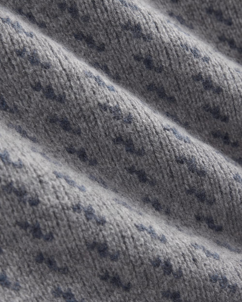 Wool Cashmere Nordic Crew | Vintage Heather Grey
