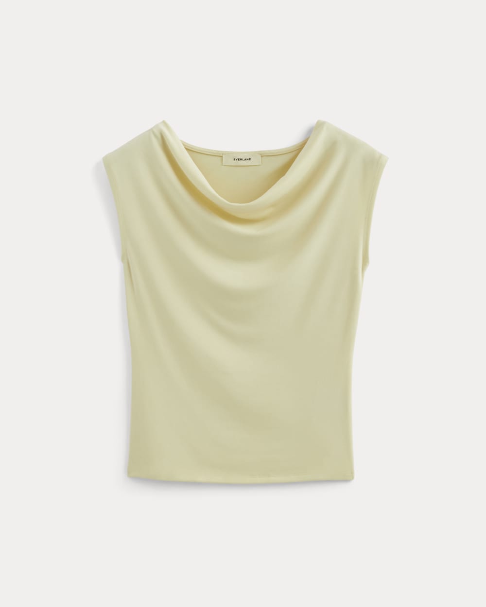 The Draped Top in Butterknit | Light Yellow