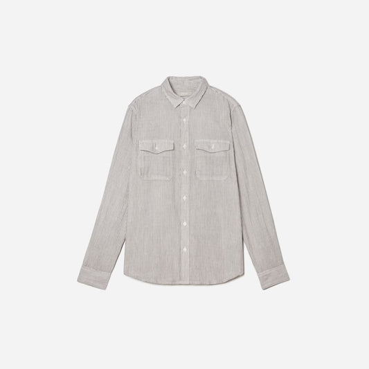 The Long-Sleeve Summer Shirt | Black / White