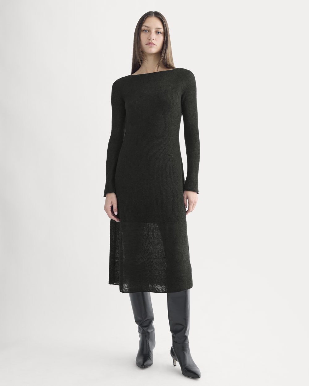The Air Alpaca™ Sweater Dress | Black