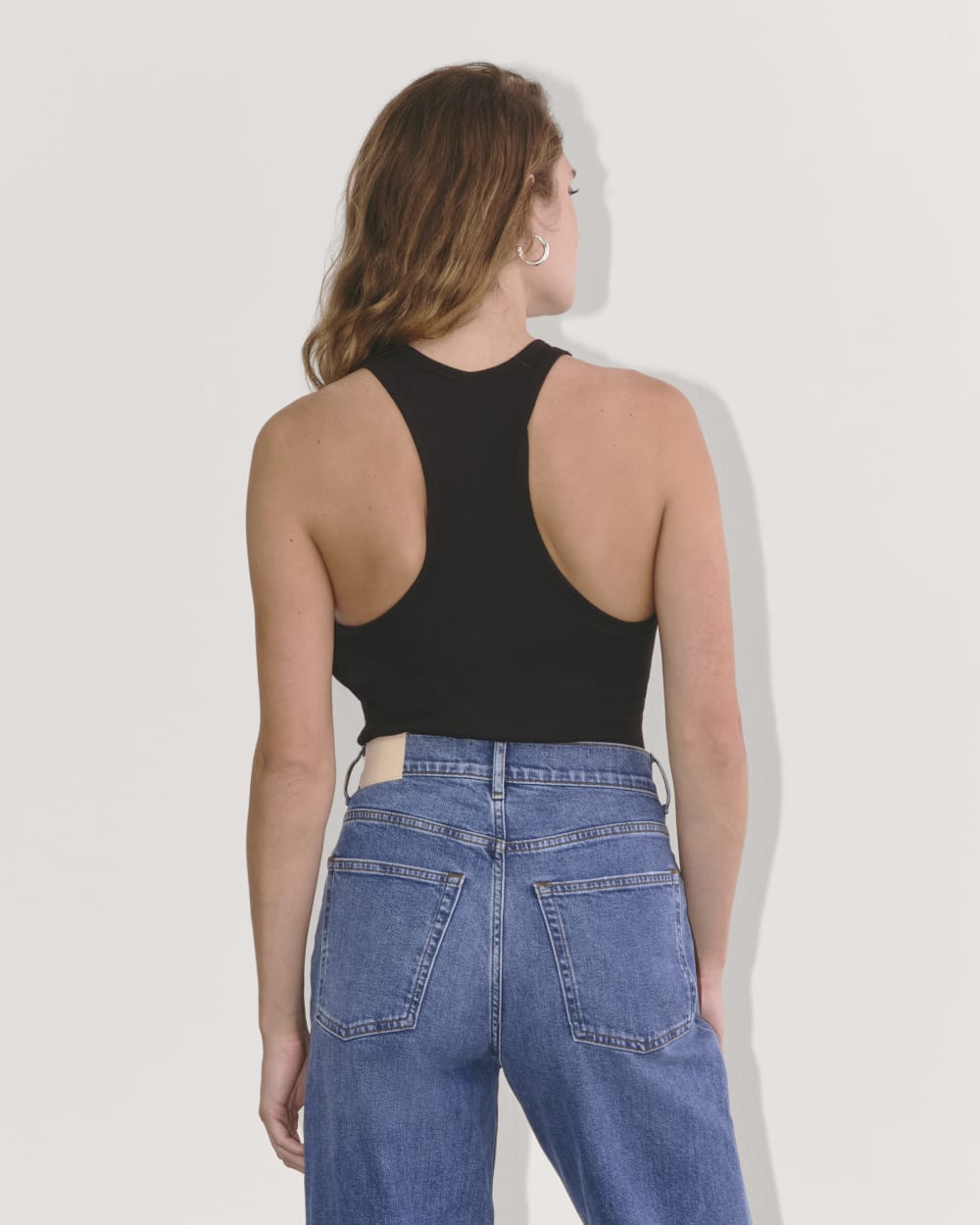 The Luxe Rib Racerback Tank | Black