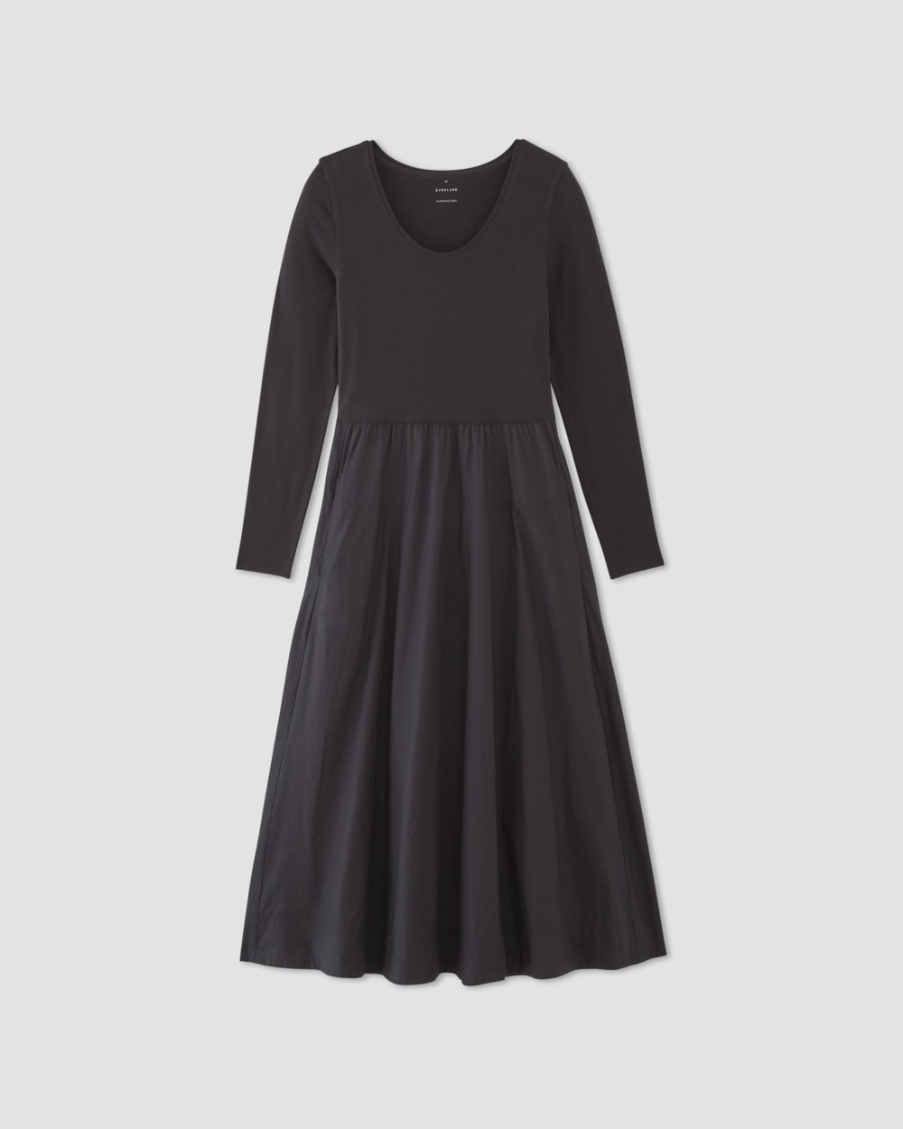 The Long-Sleeve Riviera Dress | Black