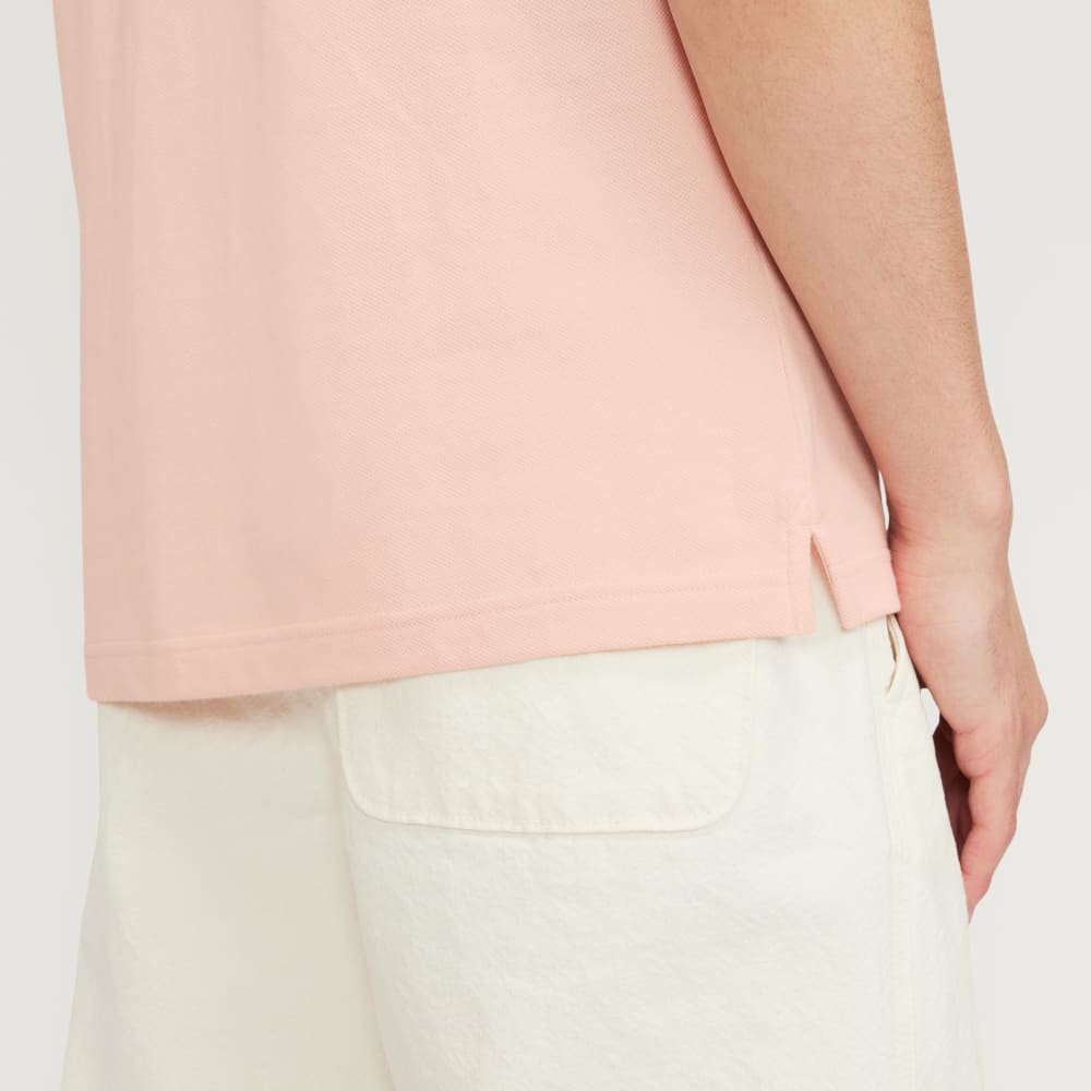 The Pique Polo | Petal Pink