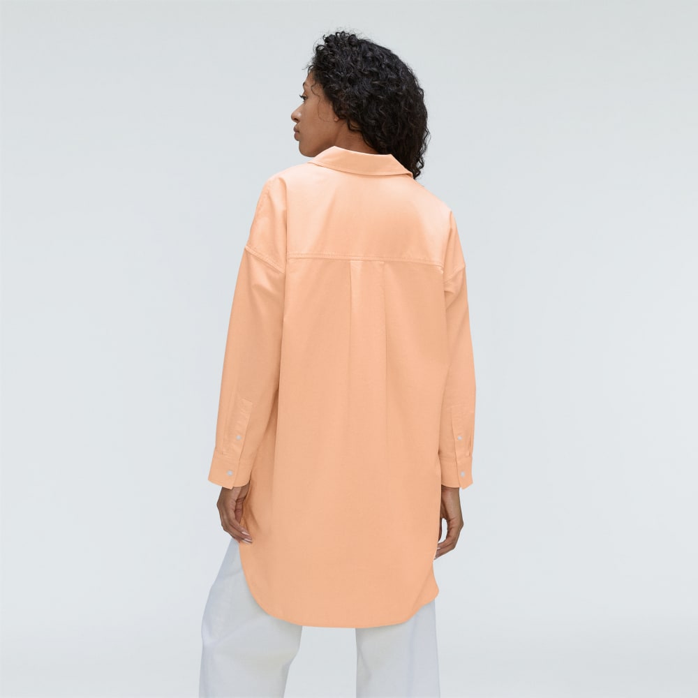 The Way Long Oxford Shirt | Apricot