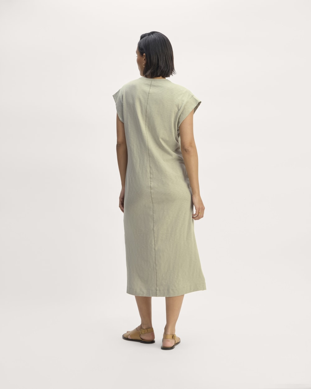 The Muscle Tee Midi Dress | Seagrass